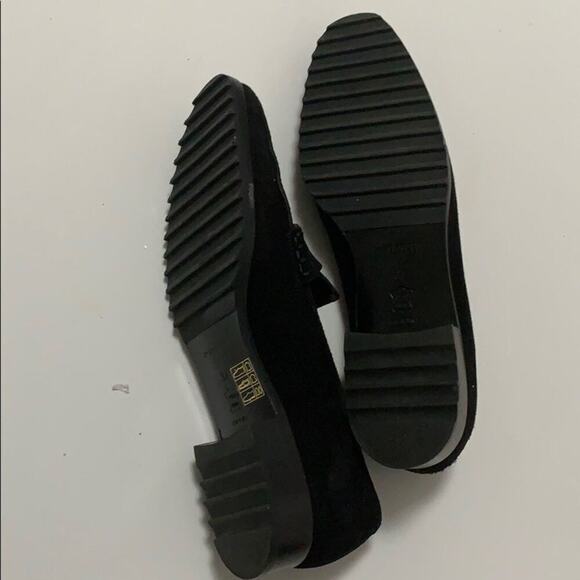 JILL SAUNDERS BLACK SUEDE LOAFERS SIZE SIZ… - Picture 5 of 7